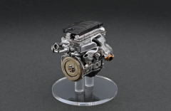 IGNITION-MODEL - MITSUBISHI LANCER EVOLUTION X (CZ4A) BLACK METALLIC WITH 4B11 ENGINE