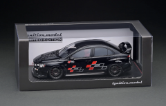 IGNITION-MODEL - MITSUBISHI LANCER EVOLUTION X (CZ4A) BLACK METALLIC WITH 4B11 ENGINE