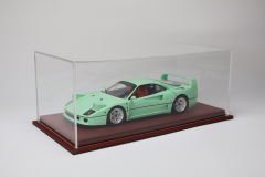 LYRD BOX - 1:18 ÖLÇEK - KESTANE BORDO SERGİLEME STANDI - (KIRMIZI DİKİŞ) LY148