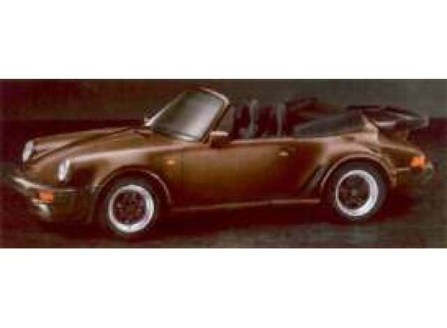 1987 Porsche 911 Turbo 3.3L Cabrio, brown