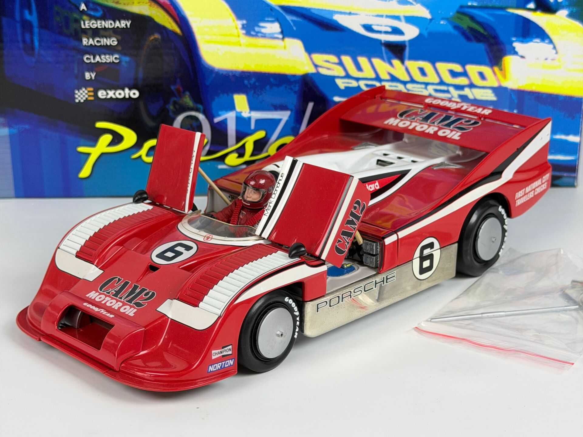 1/18 EXOTO Porsche 917/30 1975 CAM2 World Closed Course Speed Record Holder Mark Donohue - RLG18189