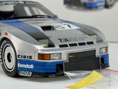 1/18 TSM True Scale Porsche 924 GTR Le Mans 1982 - EchelleSilver/Blue - TSM141824R