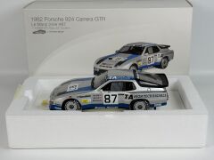 1/18 TSM True Scale Porsche 924 GTR Le Mans 1982 - EchelleSilver/Blue - TSM141824R