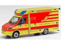 1/87 Mercedes Benz Ambulance district Holzminden, yellow/orange