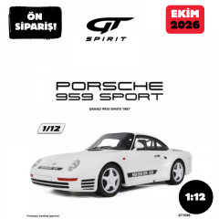 Ön Sipariş - 1/12 GT SPIRIT Porsche 959 Sport Grand Prix White 1987 - GT1006