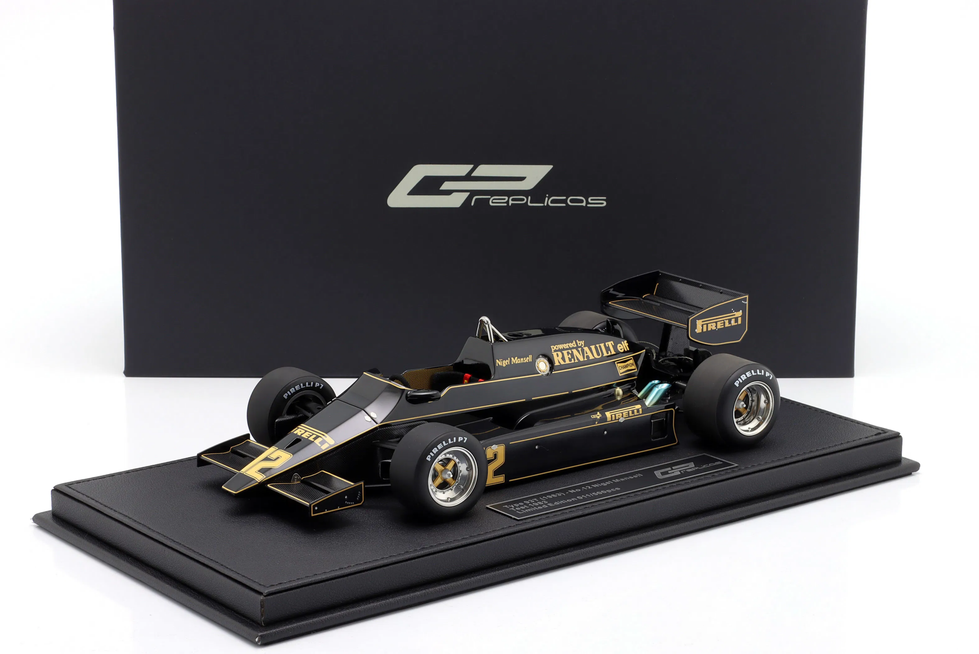 1/18 GP REPLICAS Nigel Mansell Lotus 93T #12 Test Formula 1 1983 500 pcs LIMITED - GP141BWD