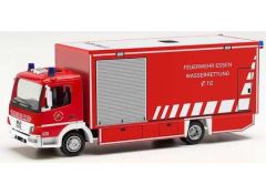 1/87 Mercedes Benz Atego K-LKW Fire Engine Essen Water Rescue, red/white