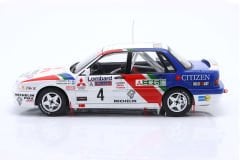 IXO-MODELS - MITSUBISHI - GALANT VR-4 TEAM MITSUBISHI RALLIART EUROPE N 4 RAC RALLY 1990 ARI VATANEN - BRUNO BERGLUND