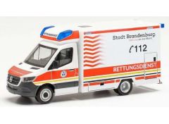 1/87 Mercedes Benz Sprinter FD Rescue Service Brandenburg, white/orange