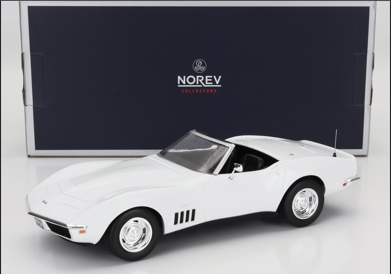 1/18 NOREV - CHEVROLET - CORVETTE CABRIOLET OPEN 1969