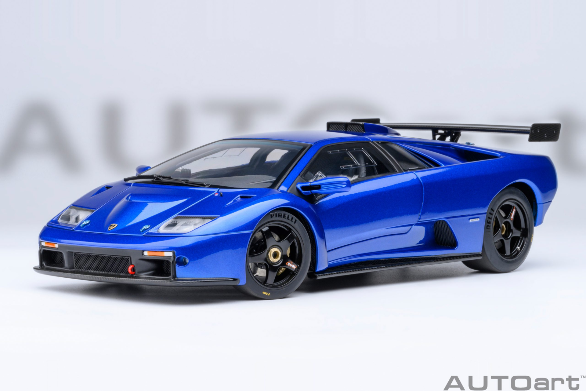 1/18 AUTOart Lamborghini Diablo GTR (Monterey Blue) - 79135