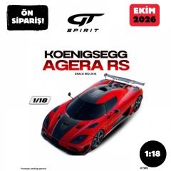 Ön Sipariş - 1/18 GT SPIRIT Koenigsegg Agera RS Draco Red 2016 - GT980