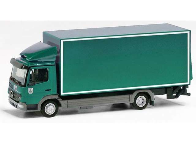 1/87 Mercedes Benz Atego K.-LKW + tailgate Zoll, green