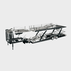 1/18 NZG LOHR AUTOTRANSPORTER CAR TRANSPORTER BLACK - 971