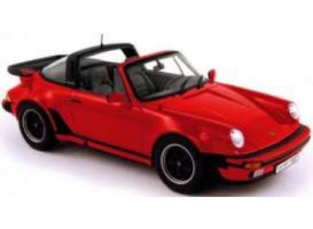 1987 Porsche 911 3.3 Turbo targa, red