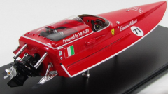 1/18 BBR-MODELS - FERRARI - OFFSHORE MOTOSCAFO FRECCIA ROSSA 21 SPORT N 71 EUGENIO MOLINARI - POWERED V8 F430 - WORLD RECORD 2007