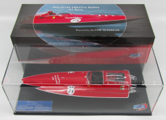 1/18 BBR-MODELS - FERRARI - OFFSHORE MOTOSCAFO FRECCIA ROSSA 21 SPORT N 71 EUGENIO MOLINARI - POWERED V8 F430 - WORLD RECORD 2007