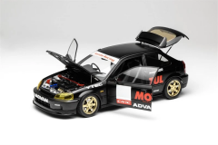 1/18 Motorhelix Honda Civic Type R EK9 Mattel black Yellow light - M85010