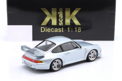 1/18 KK SCALE Porsche 911 (993) GT2 Year 1996 polar silver / Speedline Rims - KKDC181421S