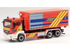 1/87 MAN TGS XL W.-LKW Fire Department Metzingen, orange/yellow/blue