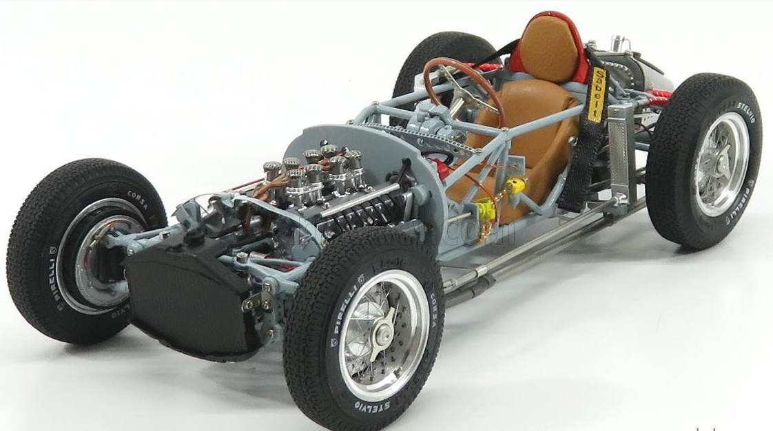 1/18 CMC - LANCIA - D50 FERRARI ROLLING CHASSIS INCLUDING BASE PLATE 1955