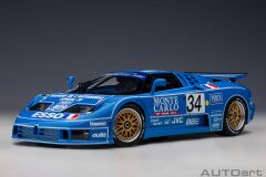 AUTOART - BUGATTI - EB110 3.5L TURBO V12 TEAM HOMMEL N 34 24h LE MANS 1994 A.CUDINI - E.HELARY - J.C.BOULLION