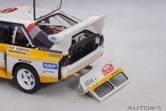 AUTOART - AUDI - QUATTRO SPORT S1 (night version) N 6 RALLY MONTECARLO 1986 H.MIKKOLA - A.HERTZ