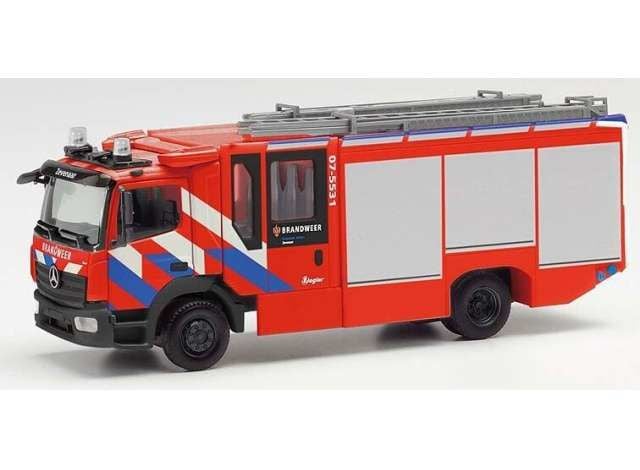 1/87 Mercedes Benz Atego Ziegler Z-Cab Fire Department Zevenaar (NL), red/blue/grey