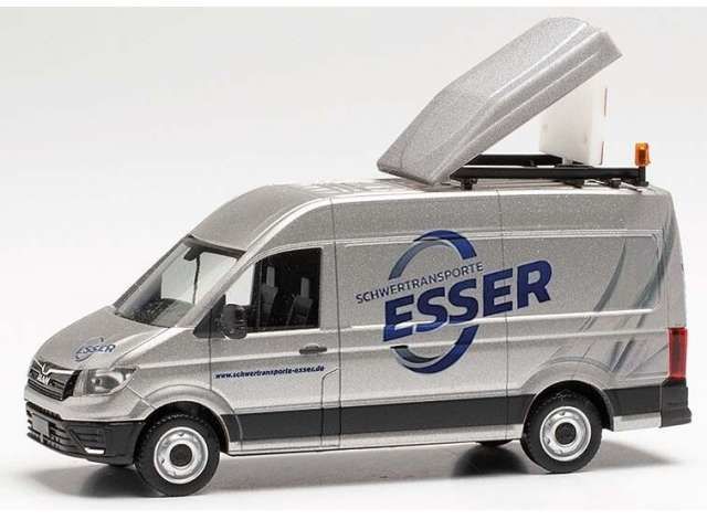 1/87 MAN TGE HD BF3 Schwertransporte Esser, blue/grey