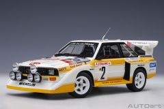 AUTOART - AUDI - QUATTRO SPORT S1 (night version) N 2 4th RALLY MONTECARLO 1986 W.ROHRL - C.GEISTDORFER