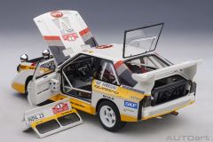 AUTOART - AUDI - QUATTRO SPORT S1 (night version) N 2 4th RALLY MONTECARLO 1986 W.ROHRL - C.GEISTDORFER