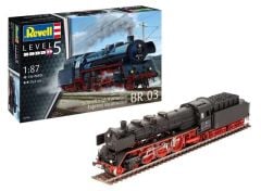 1/87 Express locomotive BR03 with tender, it is the nice addition to the BR01 and BR02, Level 5 plastic modelkit