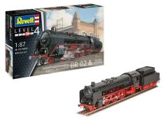 1/87 Express locomotive BR02 with tender 2-2 T30, Level 4 plastic modelkit