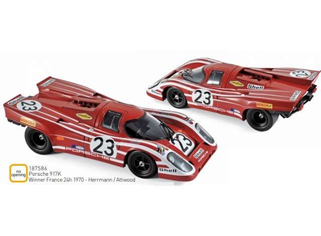 1970 Porsche 917K #23 Herrmann/Attwood Winner France 24h, red