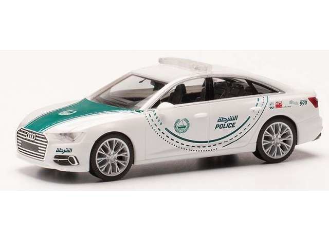 1/87 Audi A6 Dubai Police, white