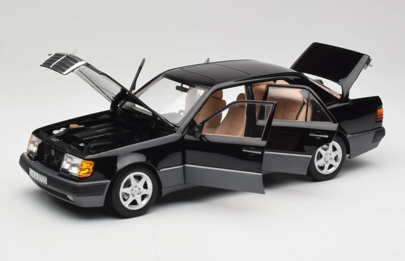 NOREV - MERCEDES-BENZ E500 (W124) 1990 - BLACK