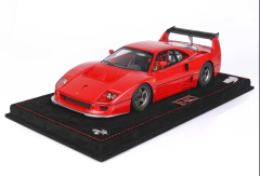 BBR-MODELS - FERRARI - F40 LM PRESS VERSION 1990 - CON VETRINA - WITH SHOWCASE