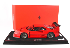 BBR-MODELS - FERRARI - F40 LM PRESS VERSION 1990 - CON VETRINA - WITH SHOWCASE