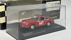 MINICHAMPS - PORSCHE - 911S COUPE N 147 WINNER CLASS RALLY MONTECARLO 1965 HERBERT LINGE - PETER FALK