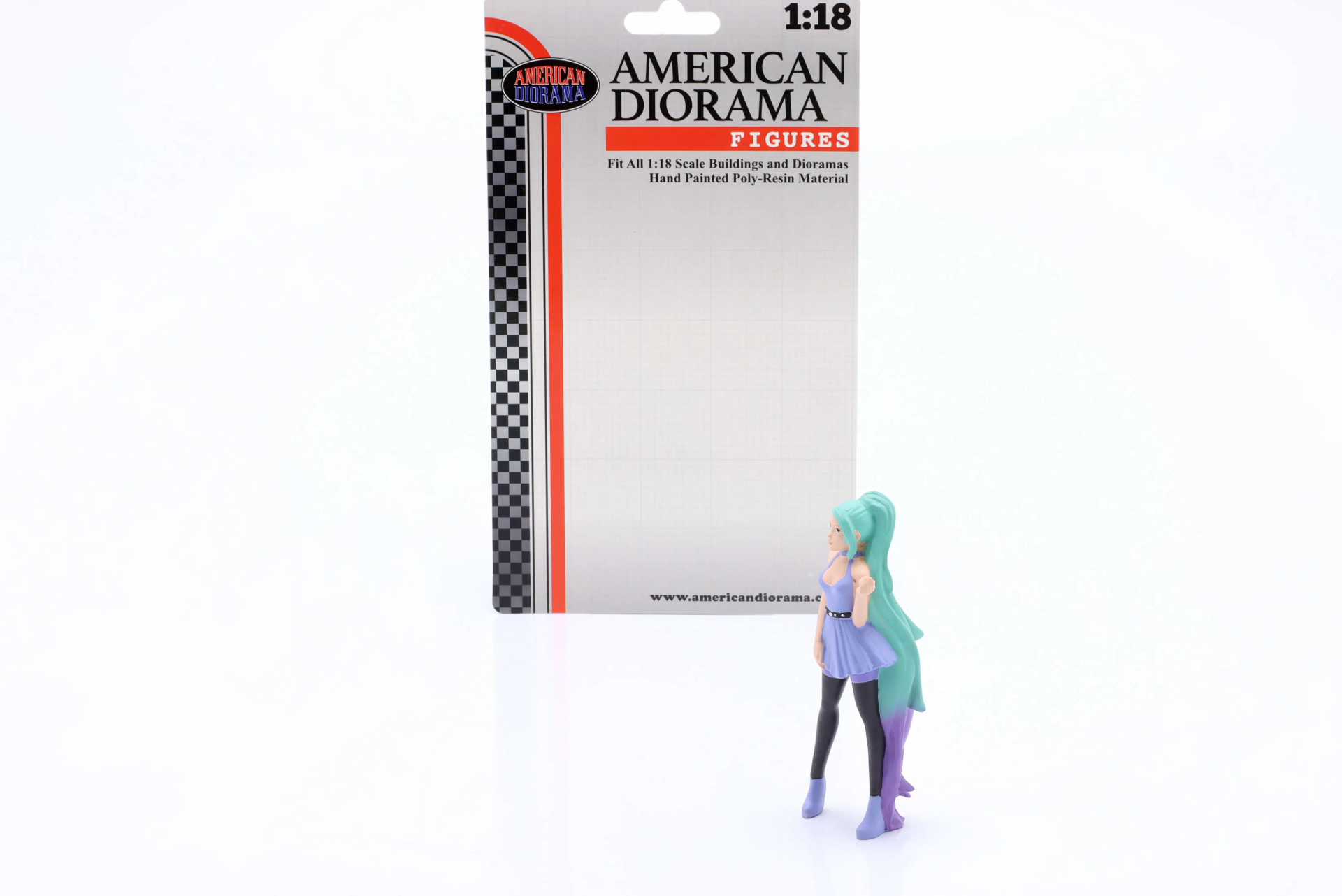 1/18 American Diorama Autosalon Girl #1 figure - AD18505