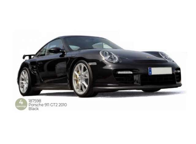2010 Porsche 911 GT2, black