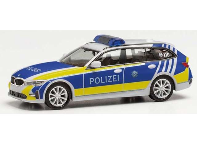 1/87 BMW 3 Touring Police Bayern, blue/yellow