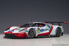 AUTOART - FORD USA - GT FORD ECOBOOST 3.5L TURBO V6 TEAM FORD CHIP GANASSI USA N 69 24h LE MANS 2019 R.BRISCOE - S.DIXON - R.WESTBROOK