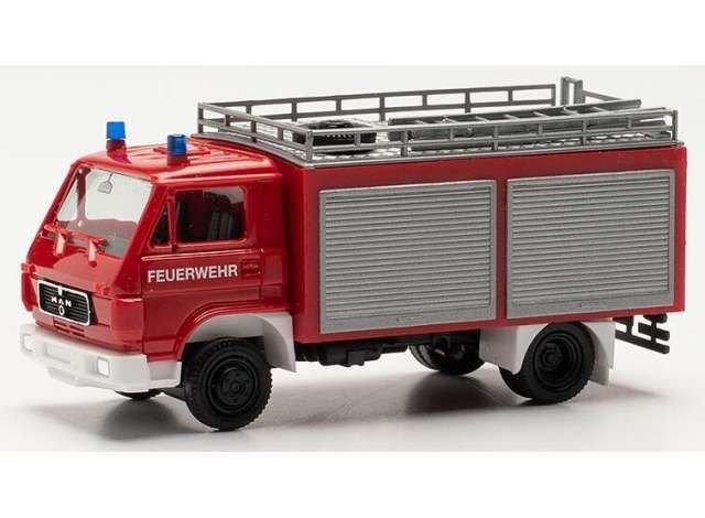 1/87 MAN G90 TLF 8/18 Fire Department, red/grey