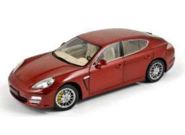 2009 Porsche Panamera 4S, red metallic