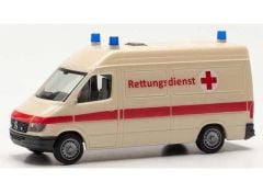1/87 Mercedes Benz Sprinter Rettungdienst, red/white