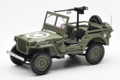 1/18 NOREV - JEEP - WILLYS CABRIOLET OPEN ARMY D-DAY NORMANDY 1944