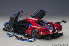 AUTOART - FORD USA - GT FORD ECOBOOST 3.5L TURBO V6 TEAM FORD CHIP GANASSI UK N 66 6th LMGTE PRO CLASS 24h LE MANS 2019 S.MUICKE - O.PLA - B.JOHNSON