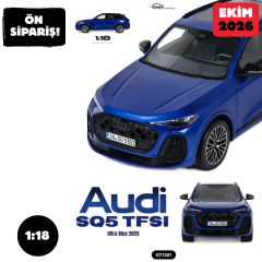 Ön Sipariş - 1/18 OTTO AUDI SQ5 TFSI ULTRA BLUE 2024 - OT1281