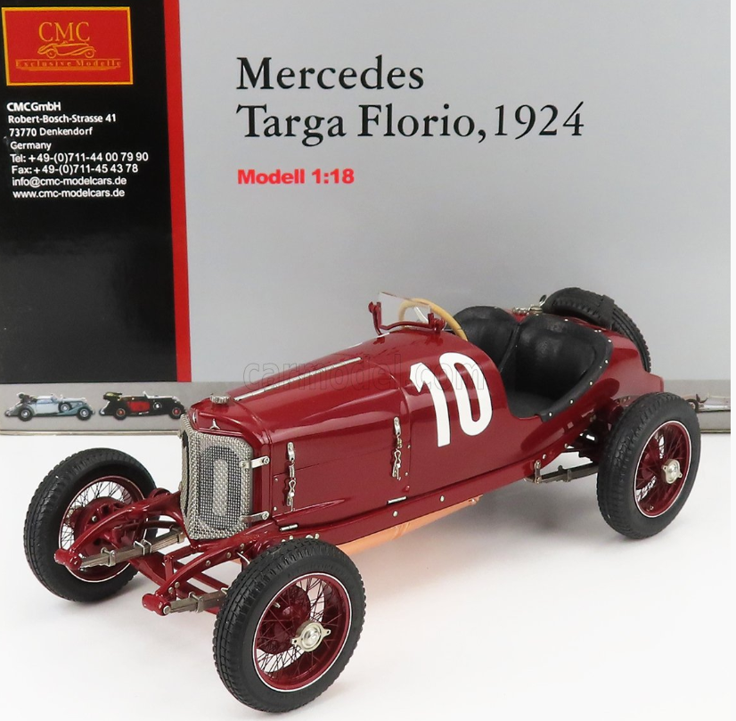 1/18 CMC - MERCEDES BENZ - 2000 N 10 WINNER TARGA FLORIO 1924 C.WERNER - K.SAILER
